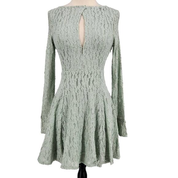 Free People Teen Witch Lace Dress in Foam Green - Picture 1 of 8